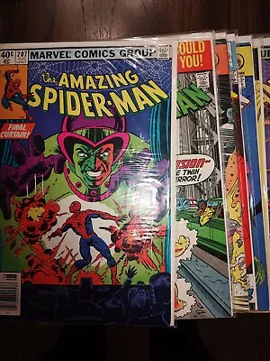 Buy Amazing Spider-Man Marvel Comics Lot Run Of 23 Books #207-294 • 140.75£