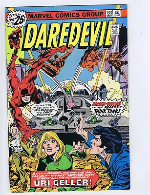 Buy Daredevil #133 Marvel 1976  '' Uri Geller ! '' • 19.86£