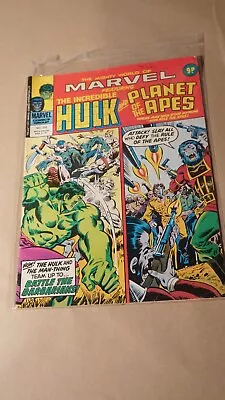 Buy Mighty World Of Marvel #232 March 1977 Hulk And Planet Of The Apes • 4.95£