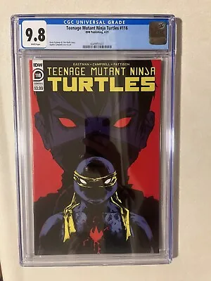 Buy Teenage Mutant Ninja Turtles #116 Cover A CGC 9.8 WP TMNT 2021 IDW Comic HTF NMM • 63.56£