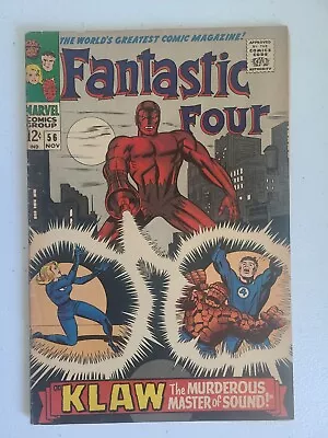 Buy Fantastic Four 56 - VG/F 5.0 - Key Klaw 2nd Appearance SILVER SURFER CAMEO • 23.68£