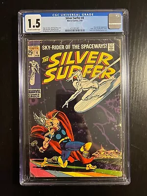 Buy Silver Surfer #4 - CGC 1.5 - Classic Cover • 281.49£
