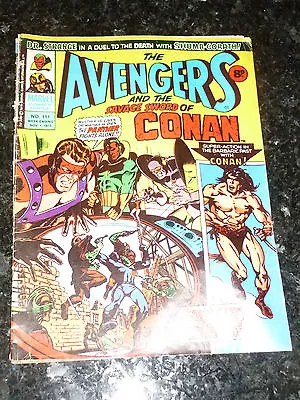 Buy THE AVENGERS & SAVAGE SWORD Of COMAN - No 111 - Date 01/11/1975 - Marvel Comic • 5.99£