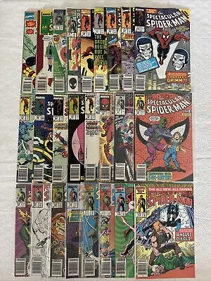 Buy Lot Of 25 Assorted Spectacular Spider-Man Comics (between #113-186+ Annuals) VF+ • 47.30£