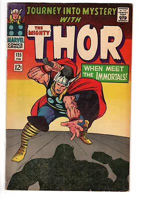 Buy Journey Into Mystery #125 (1966) - Grade 5.0 - When Meet The Immortals - Thor! • 104.48£