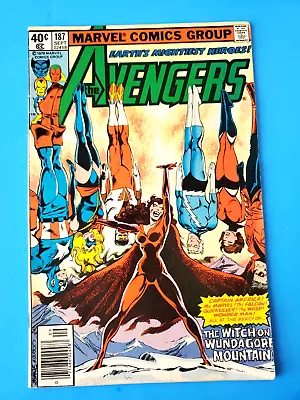 Buy Avengers #187 -  Darkhold, Chthon, Mordred The Mystic - Marvel Newsstand 1979 • 11.98£