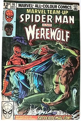 Buy Comic Book - Marvel - Marvel Team-Up Spider-Man & Werewolf - #93 May 1980 • 7.99£
