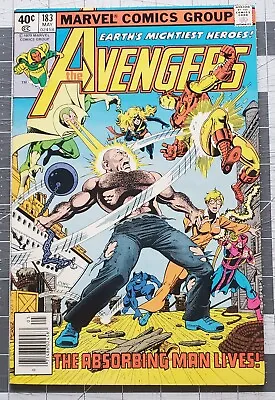 Buy Avengers #183 (Marvel, 1979) Ms Marvel Carol Danvers Joins Team VF • 4.72£