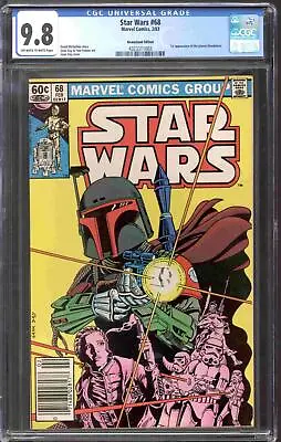 Buy Star Wars #68 Newsstand CGC 9.8 (OW-W) 1st App Of The Planet Mandalore • 1,151.76£