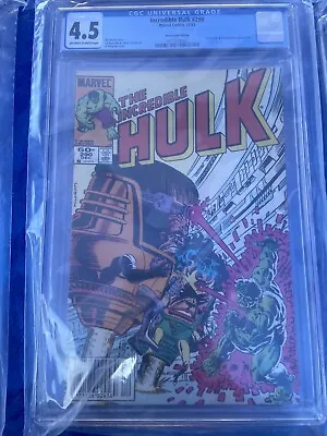 Buy Incredible Hulk #290 Newsstand!! (CGC 4.5) • 35.68£