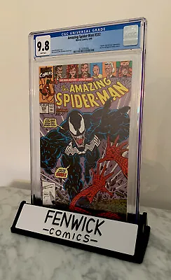 Buy Amazing Spider-Man #332 CGC 9.8 NM+/M Near Mint+/Mint - Classic Venom (1990) • 153.76£