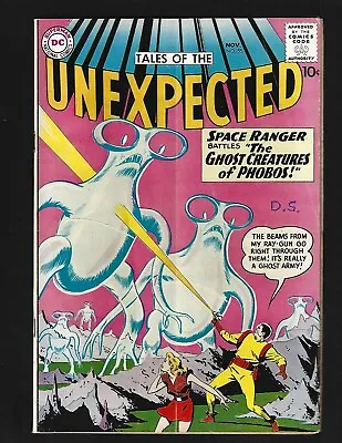 Buy Tales Of The Unexpected #55 VGFN Cardy Space Ranger Myra Mason Aliens Sci-Fi • 20.11£
