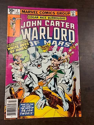 Buy John Carter Warlord Of Mars #2 (marvel Comics) 1975 Vg/fn • 5.59£