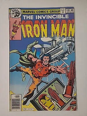 Buy Invincible Iron Man 118 Newsstand 1st App James Rhodes 1978  • 60.32£