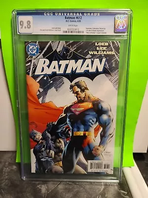 Buy DC Comics BATMAN # 612 CGC 9.8 !! Jim Lee ! SUPERMAN ! Hush • 95.93£