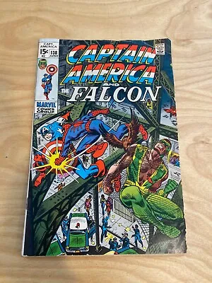 Buy Captain America And The Falcon #138 1971 Vintage Marvel Comic Book Harlem • 24.13£