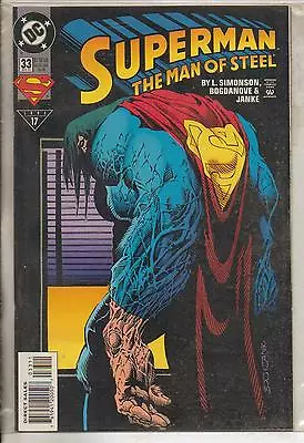 Buy DC Comics Superman The Man Of Steel #33 May 1994 F+ • 1.60£