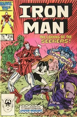 Buy Iron Man (Vol 1) # 214 (VryFn Minus-) (VFN-) Marvel Comics AMERICAN • 8.98£