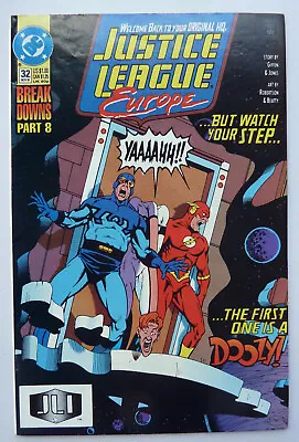 Buy Justice League Europe #32 - Marvel Comics November 1991 F/VF 7.0 • 4.49£