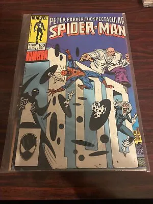 Buy Peter Parker The Spectacular Spider-Man #100 1984 • 25£