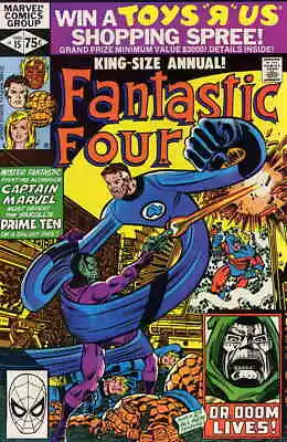 Buy Fantastic Four (Vol. 1) Annual #15 VG; Marvel | Low Grade - Captain Marvel Docto • 2.18£