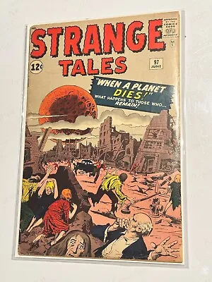 Buy Strange Tales (1951 Series) #97 Marvel Comics [a! Key , Cross-promo Hulk 1 💥 • 285.13£