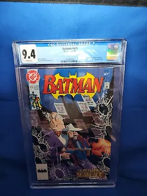 Buy Batman #475 Cgc 9.4 Graded Dc Comics 1st Appearance Of Renee Montoya! Scarface! • 67.14£