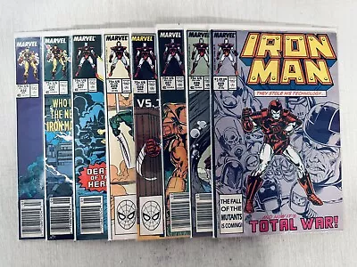 Buy Iron Man # 225 - 232 (1987) Full Armor Wars Run Upcoming Movie FN/NM • 39.71£
