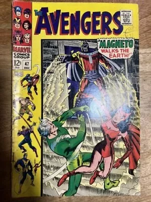 Buy Avengers 47 Dec 1967 (12c) Magneto Walks The Earth • 100£