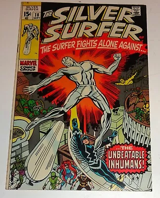 Buy Silver Surfer #18 Jack Kirby Classic Glossy 9.0 Inhumans • 92.89£