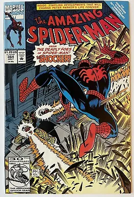 Buy Amazing Spider-Man #364 • KEY 1st Appearance Scourge White Costume (Marvel 1992) • 2.36£