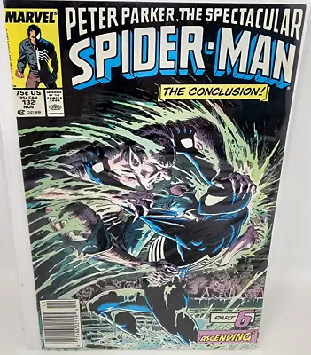 Buy Spectacular Spider-man #132 Kraven's Last Hunt Pt 6 *1987* Newsstand 9.2 • 22.07£