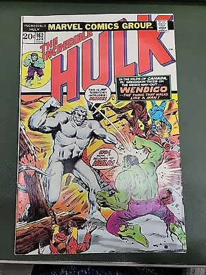 Buy Incredible Hulk #162  1st Appearance Of Wendigo! 1973  • 63.34£