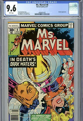 Buy Ms. Marvel #8 (1977) Marvel CGC 9.6 White Chris Claremont • 52.18£