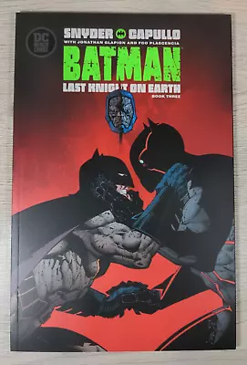 Buy DC Black Label Comics Batman Last Knight On Earth Book Book 3  Snyder Capullo • 8.95£
