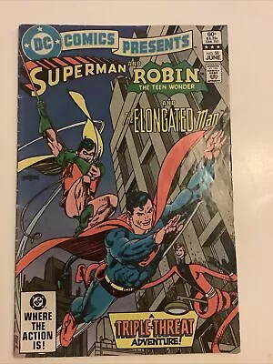 Buy DC Comics Presents Superman And Robin And The Elongated Man.  No 58 June 1983 • 6.99£