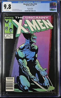 Buy Uncanny X-Men #234 (1988) Wolverine Cover - Rare CGC 9.8 Newsstand • 319.01£