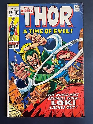 Buy Thor #191 - The Mighty Marvel Comics 1971 Loki • 9.43£