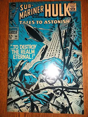 Buy Tales To Astonish #98 Key Prince Namor Sub-Mariner 1st Lord Seth Hulk Marvel MCU • 28.41£