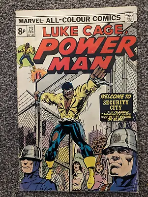 Buy Luke Cage Power Man 23. Marvel Comics 1974. Featuring Gideon Mace • 2.49£
