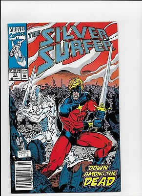 Buy Silver Surfer # 63  Very Fine - N Mint Marvel Comics   1st Print • 2.95£