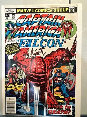 Buy Captain America And The Falcon 208 Marvel Comics 1977 Jack Kirby Arnim Zola 8.0 • 7.90£