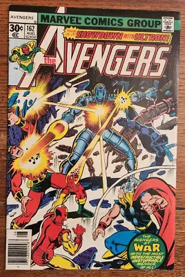 Buy Avengers #162 Marvel Comics 1977 1st Appearance Of Jocasta - Perez Art - VF • 17.41£