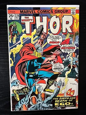 Buy The Mighty Thor #228 MVS Intact Origin Of Ego The Living Planet FN+ 1974 Marvel • 5.62£
