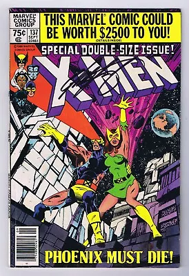Buy Uncanny X-Men #137 FN Newsstand Signed W/COA Chris Claremont 1980 Marvel Comics • 101.91£