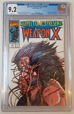 Buy Marvel Comics Presents #78 CGC 9.2 White Pages. Weapon X. WOLVERINE/DEADPOOL. • 99.95£