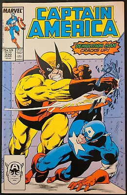 Buy Marvel CAPTAIN AMERICA #330 Direct (Jun 1987) Mark Gruenwald Tom Morgan M. Zeck • 8£