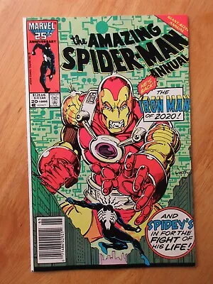 Buy AMAZING SPIDER-MAN ANNUAL #20 (1986) *HTF Newsstand!* (VF+) *Bright & Glossy!* • 22.10£