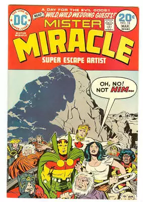 Buy Mister Miracle #18 6.0 // Jack Kirby Cover & Story Dc Comics 1974 • 27.18£