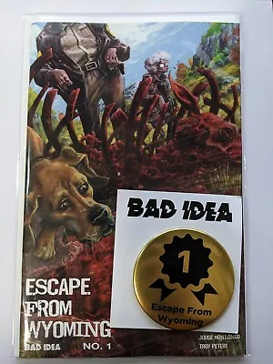 Buy Escape From Wyoming #1 And 1st Customer Button- Bad Idea- Set- 1st Appearance  • 137.97£